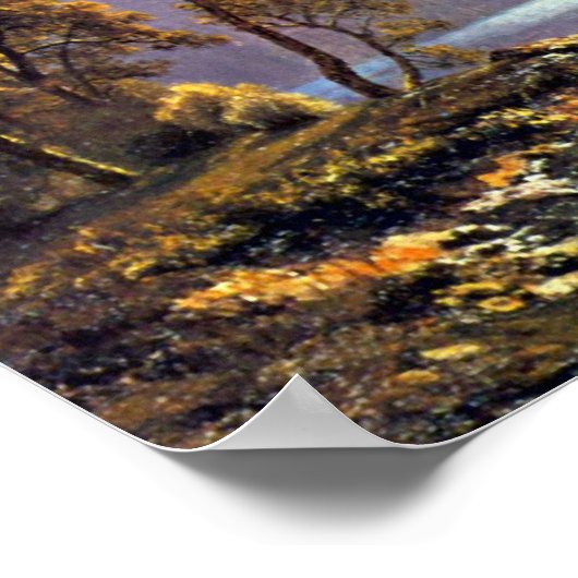 landschap, meer tahoe van Albert Bierstadt Poster (Hoek)