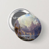 landschap, meer tahoe van Albert Bierstadt Ronde Button 5,7 Cm (Voorkant /achterkant)