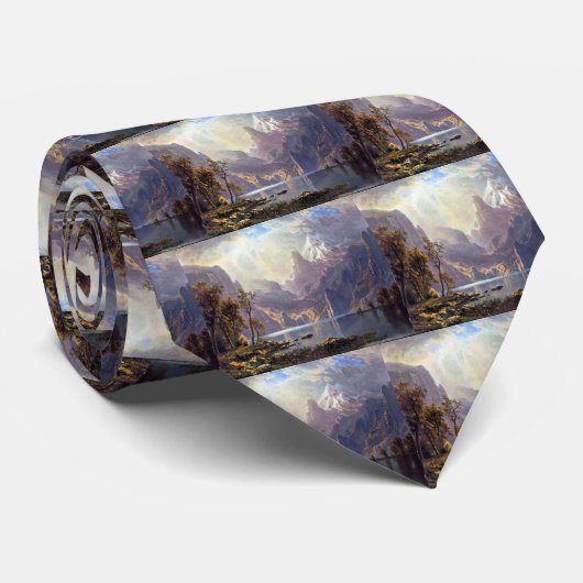  landschap, meer tahoe van Albert Bierstadt Stropdas (Opgerold)