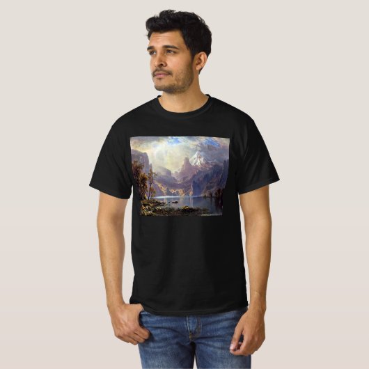  landschap, meer tahoe van Albert Bierstadt T-shirt (Voorkant volledig)
