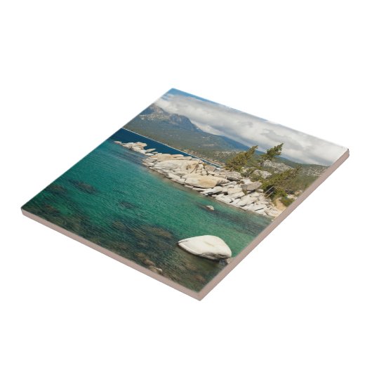 Landschap meer tegeltje (Zijkant)