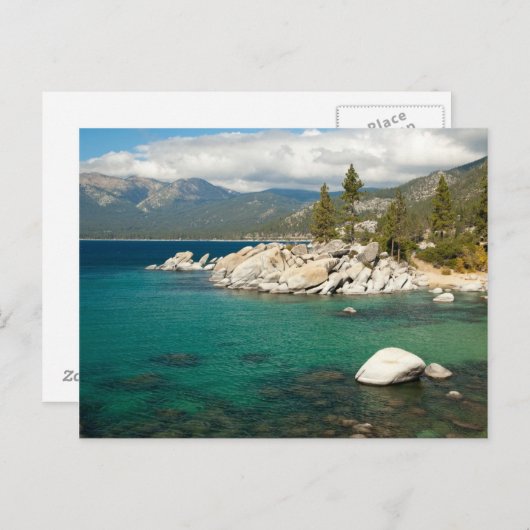 Landschap meer van Tahoe Briefkaart (Voorkant / Achterkant)