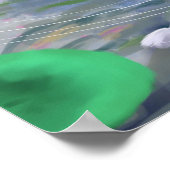 Landschap Mermaid Koi Poster (Hoek)