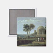 Landschap met Aeneas in Delos, 1672 Magneet (Voorkant / Achterkant)