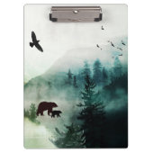 Landschap met Beren en adelaar Klembord (Voorkant)