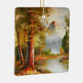 Landschap met berg keramisch ornament (Rechts)