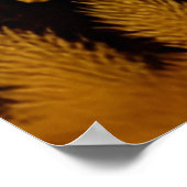 Landschap met bergen kunst poster (Hoek)