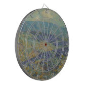 Landschap met Blauwe Bloemen (door Granville Redmo Dartbord (Voorkant Links)