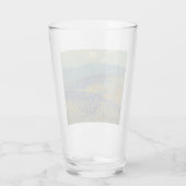 Landschap met Blauwe Bloemen (door Granville Redmo Glas (Achterkant)