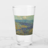 Landschap met Blauwe Bloemen (door Granville Redmo Glas (Voorkant)