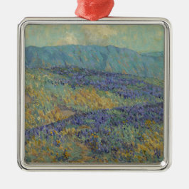 Landschap met Blauwe Bloemen (door Granville Redmo Metalen Ornament