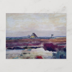Landschap met Boerderij, Vincent van Gogh Fine Art Briefkaart