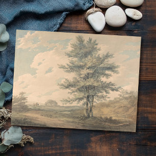 Landschap met bomen en figuren - Joseph Mallord Briefkaart