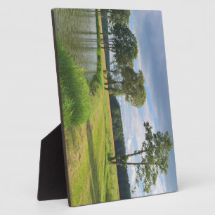 Landschap met bomen fotoplaat