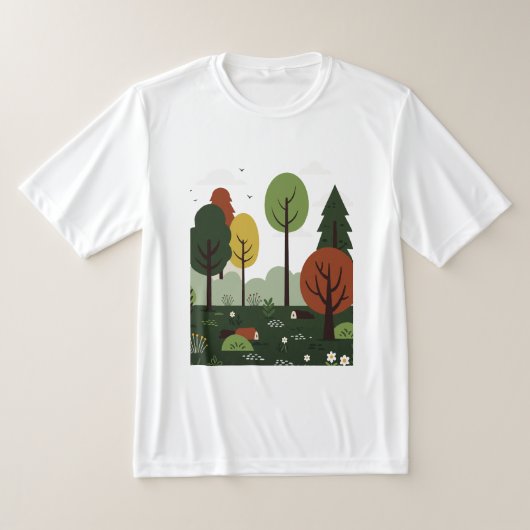 landschap met bomen t-shirt (Laagn)