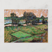 Landschap met brug over de Oise Briefkaart (Voorkant)