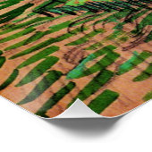 Landschap met brug over de Oise Perfect Poster (Hoek)