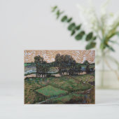 Landschap met brug over de Oise (van Gogh) Briefkaart (Staand voorkant)
