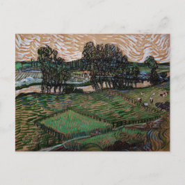 Landschap met brug over de Oise (van Gogh) Briefkaart