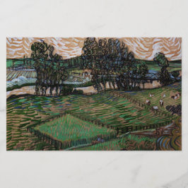 Landschap met brug over de Oise (van Gogh) Briefpapier