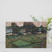 Landschap met brug over de Oise (van Gogh) Briefpapier (Staand voorkant)