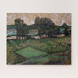 Landschap met brug over de Oise (van Gogh) Legpuzzel