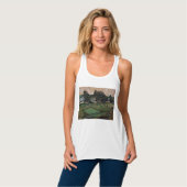 Landschap met brug over de Oise (van Gogh) Tanktop (Volledige Voorkant)
