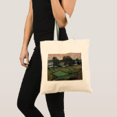 Landschap met brug over de Oise (van Gogh) Tote Bag (Voorkant (product))