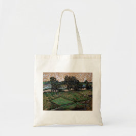 Landschap met brug over de Oise (van Gogh) Tote Bag
