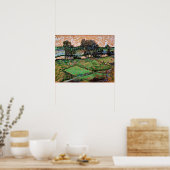 Landschap met brug over Oise Poster (Keuken)