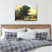 Landschap met Cephalus Canvas Afdruk (Insitu (Slaapkamer))