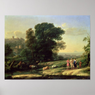 Landschap met Cephalus Poster
