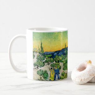 Landschap met Couple Waling door Vincent van Gogh Koffiemok