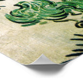 Landschap met Couple Waling door Vincent van Gogh Poster (Hoek)