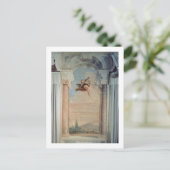 Landschap met Cupid, van de "Foresteria" (Gast) Briefkaart (Staand voorkant)