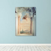 Landschap met Cupid, van de "Foresteria" (Gast) Canvas Afdruk (Insitu (Houten vloer))