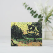 Landschap met de Chateau Auvers van Vincent van Go Briefkaart (Staand voorkant)