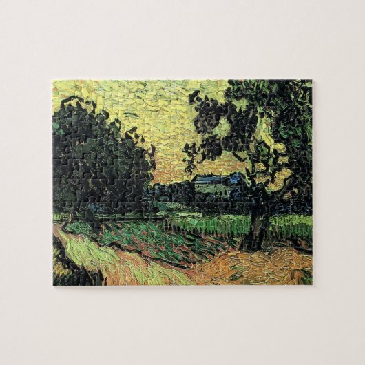Landschap met de Chateau Auvers van Vincent van Go Legpuzzel (Horizontaal)