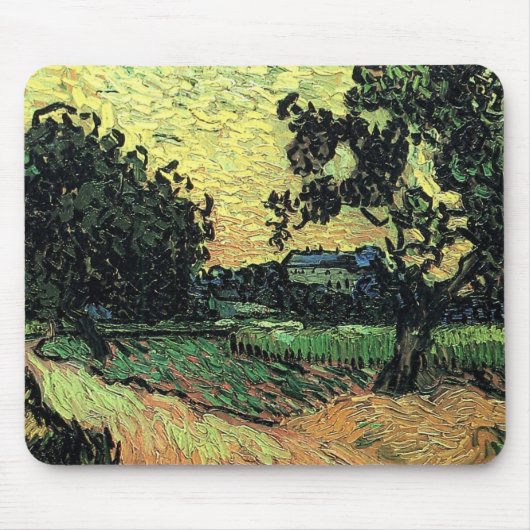 Landschap met de Chateau Auvers van Vincent van Go Muismat (Voorkant)