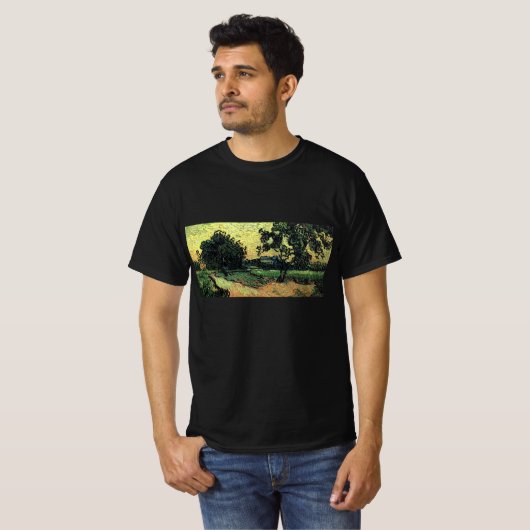 Landschap met de Chateau Auvers van Vincent van Go T-shirt (Voorkant volledig)
