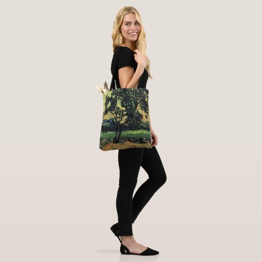 Landschap met de Chateau Auvers van Vincent van Go Tote Bag (Op model)