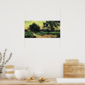 Landschap met de Chateau Auvers, Vincent van Gogh Poster (Keuken)