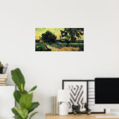 Landschap met de Chateau Auvers, Vincent van Gogh Poster (Thuiskantoor)