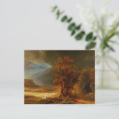 Landschap met de Goede Samaritaan door Rembrandt Briefkaart (Staand voorkant)
