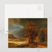 Landschap met de Goede Samaritaan door Rembrandt Briefkaart (Voorkant / Achterkant)