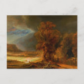 Landschap met de Goede Samaritaan door Rembrandt Briefkaart (Voorkant)