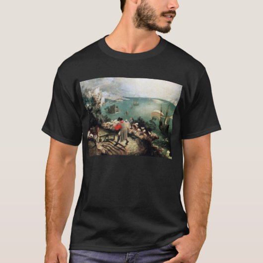 Landschap met de Herfst van Icarus - 1558 T-shirt (Voorkant)