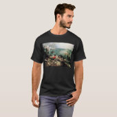 Landschap met de Herfst van Icarus - 1558 T-shirt (Voorkant volledig)
