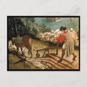 Landschap met de Herfst van Icarus Briefkaart