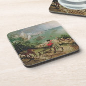 Landschap met de Herfst van Icarus, c.1555 Bier Onderzetter (Linkerzijde)